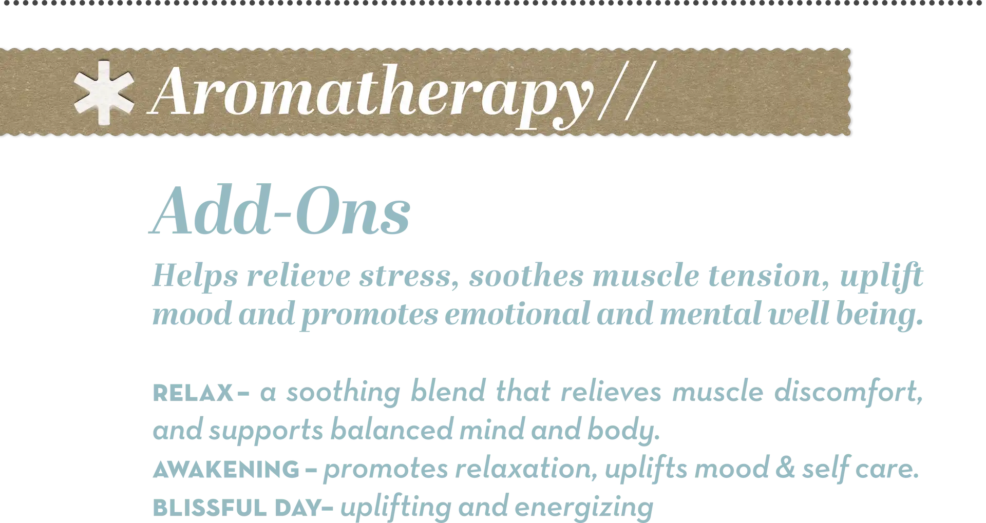Massage Services